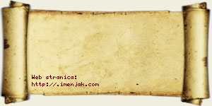 Anđela Medved vizit kartica